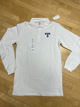Load image into Gallery viewer, Long Sleeve Uniform Polo (purple/white)