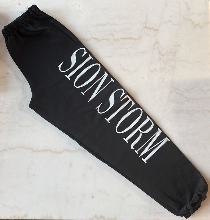Black Sion Storm Sweatpants