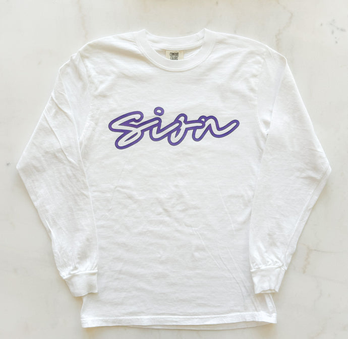 White long Sleeve Sion Tee