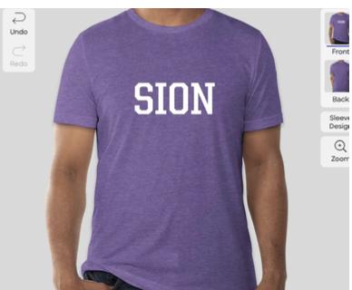 Purple Sion Crew Neck T-Shirt – Ndsionshoppe.com