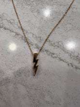Load image into Gallery viewer, Gold Bolt Necklace
