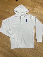 Load image into Gallery viewer, White Zip Up Hoodie

