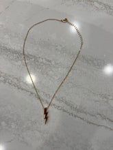 Load image into Gallery viewer, Gold Bolt Necklace

