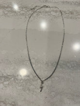 Load image into Gallery viewer, Silver Bolt Necklace
