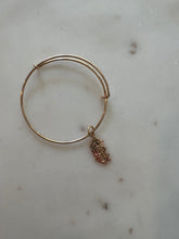 Load image into Gallery viewer, Gold Sion Logo Bangle Bracelet
