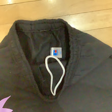 Load image into Gallery viewer, Black Sweatpants with Purple Bolts
